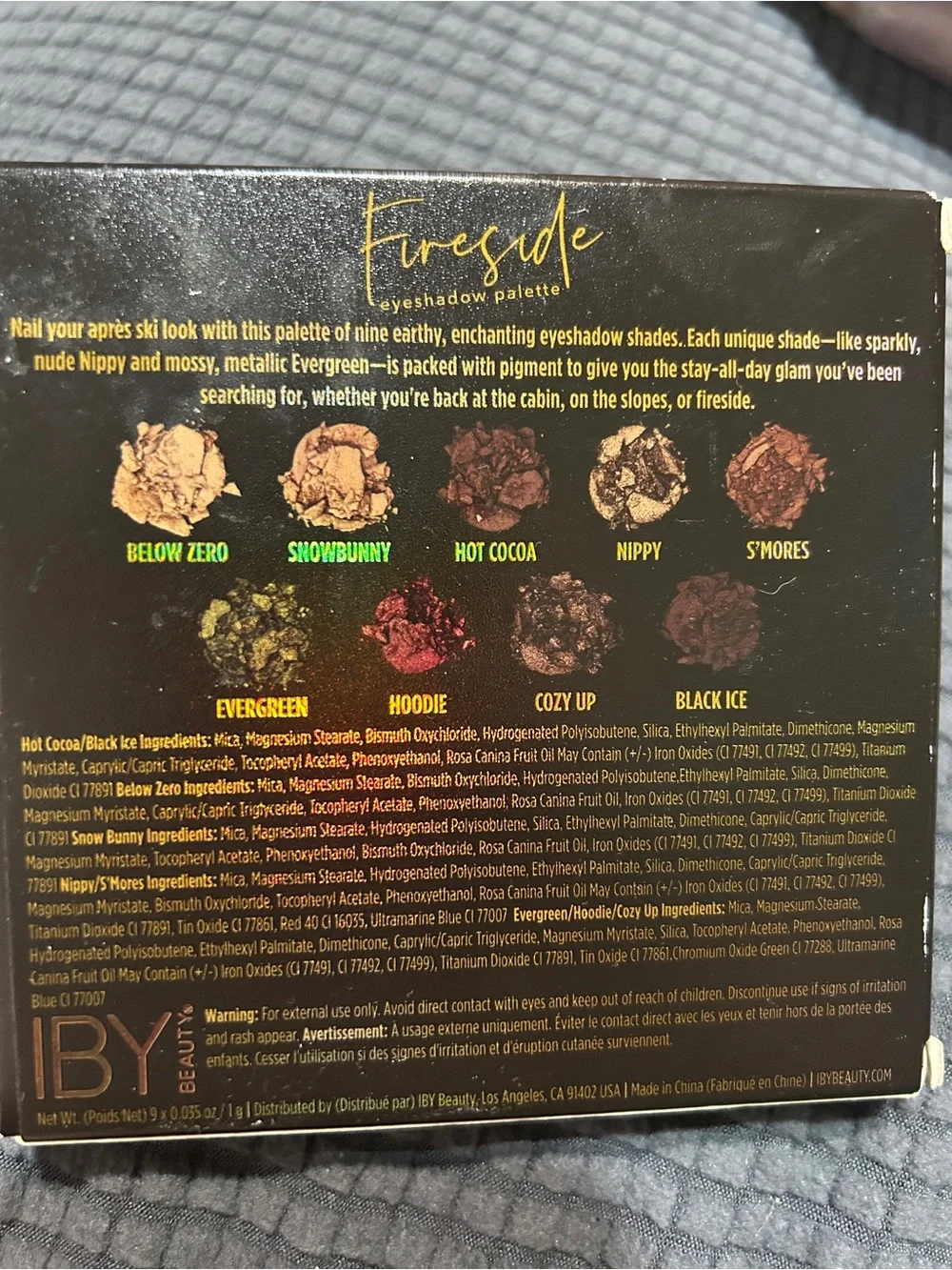 IBY Fireside Eyeshadow Palette -